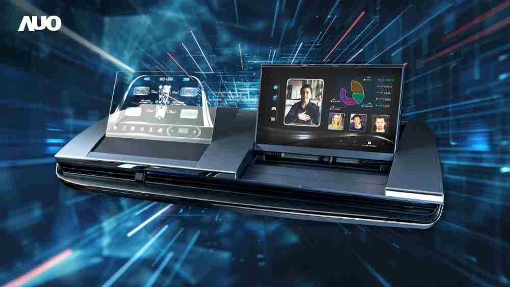 2121非凡Micro LED Display HMI解决方案打造透明Micro LED前座仪表，，，，呈现信息并保留驾驶视野开阔；亦为副驾驶座乘客打造收放自如的Micro LED屏幕，，在不影响显示质量的前提于显示区内建镜头，，，让用户能与视讯对象直接眼神接触，，，，提供绝佳的双向沟通体验