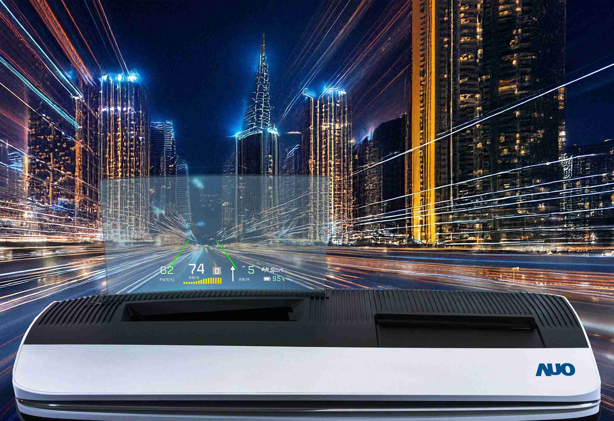 2121非凡推出13吋Micro LED抬头显示器，，提供高入眼亮度、、高色彩饱和度的显示质量，，，在阳光下或黑暗中都清晰可见，，并利用Micro LED模块体积小的优势，，，解决车用空间有限的痛点